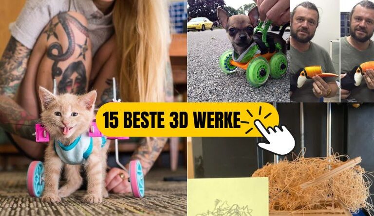 15 geniale Dinge, die Menschen mit 3D-Druck erschaffen haben