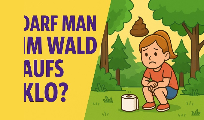 Muss mal! 💩 Darf man im Wald aufs Klo?
